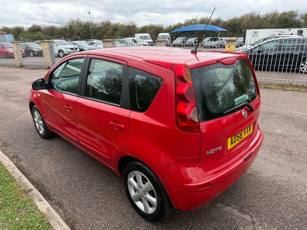 Nissan Note 1.4 16V Acenta Euro 4 Red #5