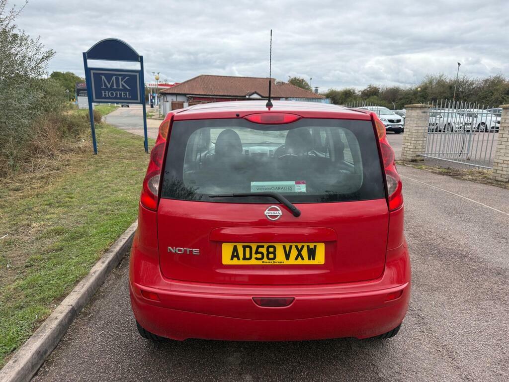 Nissan Note 1.4 16V Acenta Euro 4 Red #6