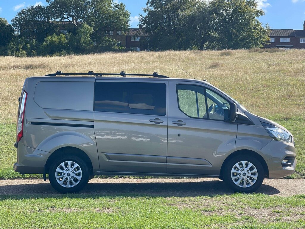 Ford Transit Custom 2.0 320 Ecoblue Limited Crew Van L1 H1 Euro 6 Silver #4