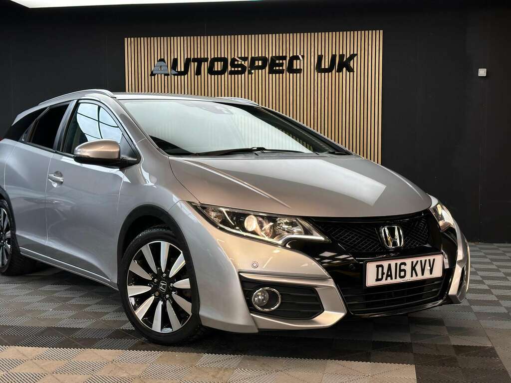 Honda Civic 1.6 I-dtec Sr Tourer Euro 5 Ss Silver #2