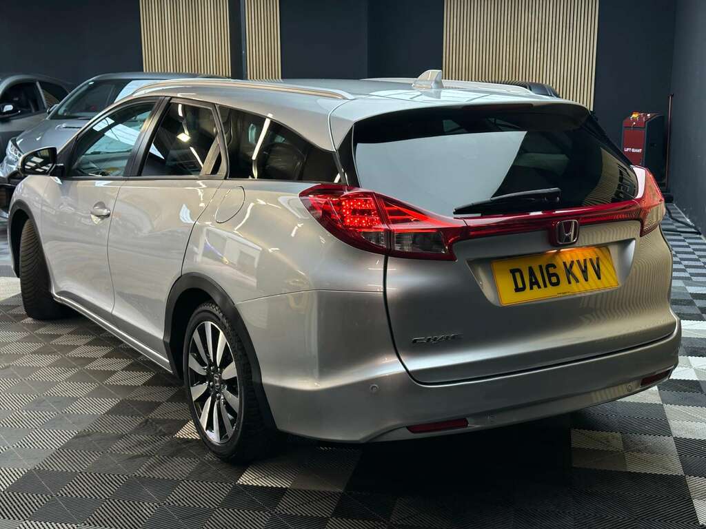 Honda Civic 1.6 I-dtec Sr Tourer Euro 5 Ss Silver #5