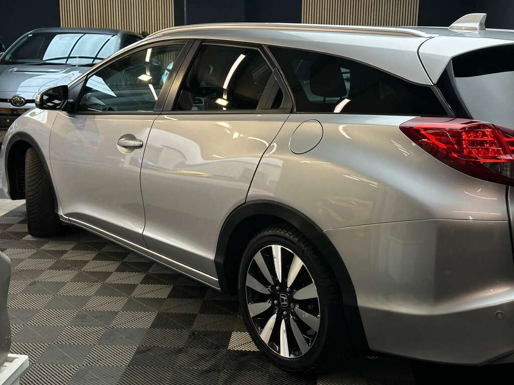 Honda Civic 1.6 I-dtec Sr Tourer Euro 5 Ss Silver #6