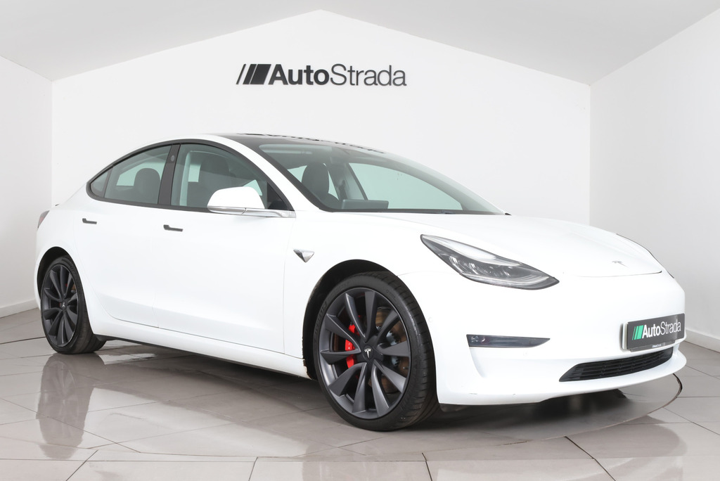 Tesla Model 3 Performance Awd White #3