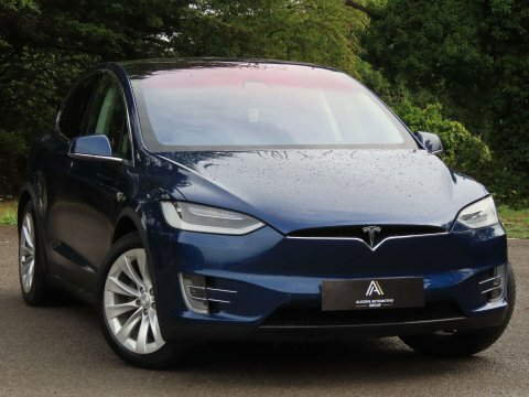 Tesla Model X 75D Dual Motor Blue #3