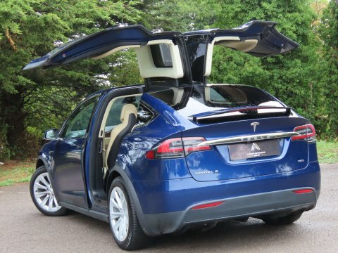 Tesla Model X 75D Dual Motor Blue #5