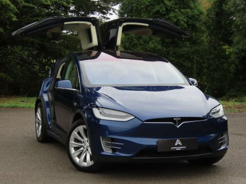 Tesla Model X 75D Dual Motor Blue #4