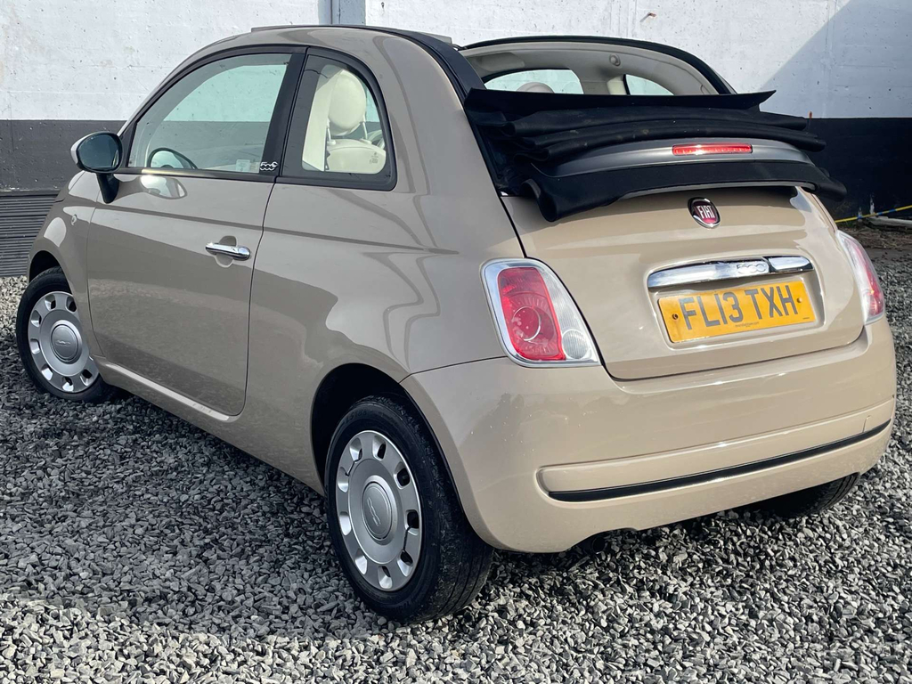 Fiat 500C Pop White #9