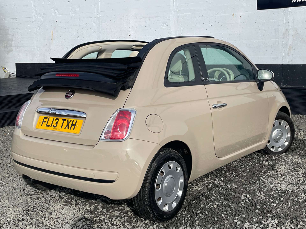 Fiat 500C Pop White #7