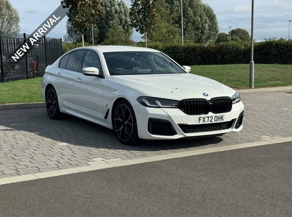 BMW 5 Series 3L M Sport White