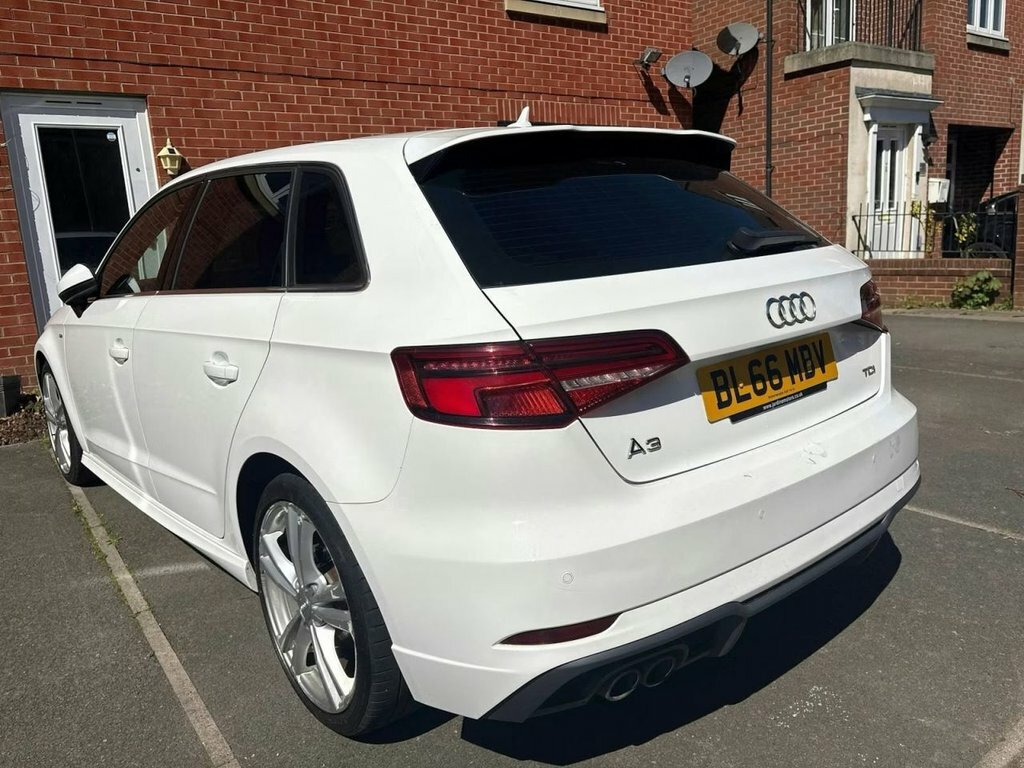 Audi A3 2L S Line White #3