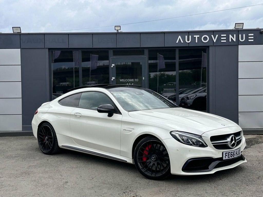 Mercedes-Benz C Class C220d Amg Line Saloon White #1