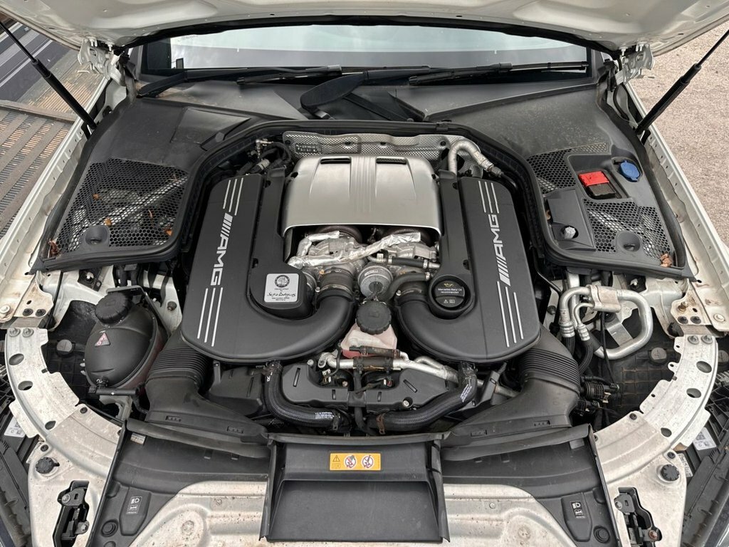 Mercedes-Benz C Class C220d Amg Line Saloon White #18