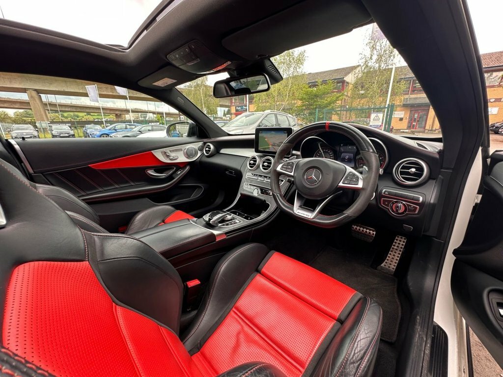 Mercedes-Benz C Class C220d Amg Line Saloon White #4
