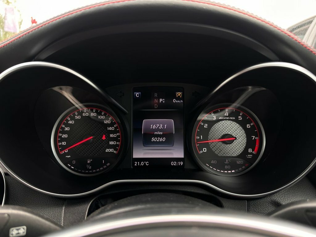 Mercedes-Benz C Class C220d Amg Line Saloon White #17