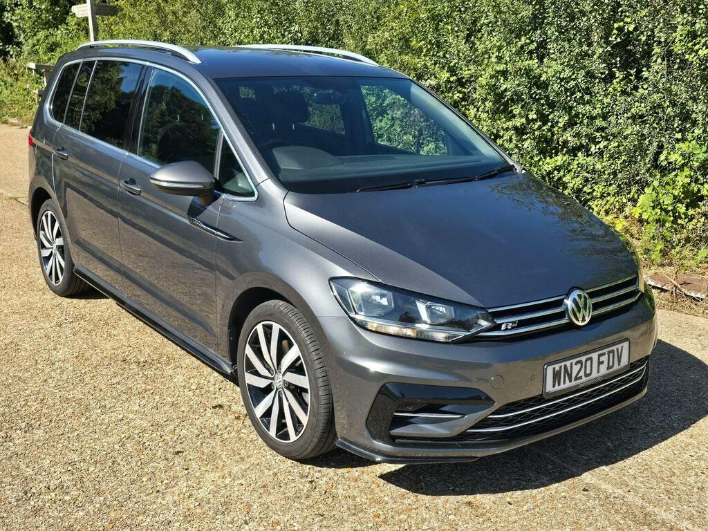 Volkswagen Touran 2.0 Tdi R-line Dsg Euro 6 Ss Grey #5