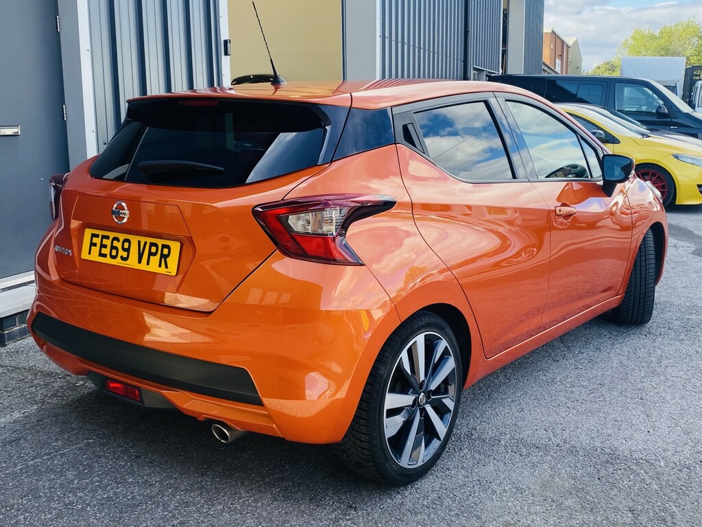 Nissan Micra Hatchback 1.0 Dig-t Acenta 202069 FE69VPR Orange #4