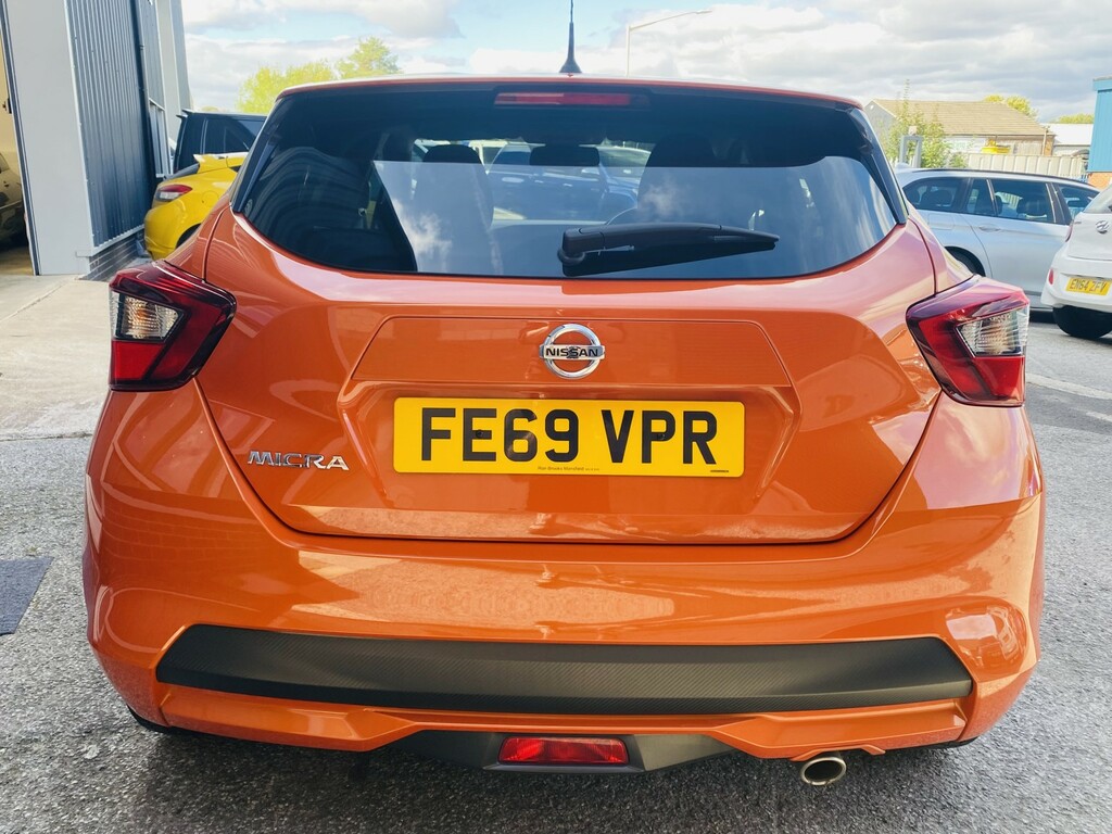 Nissan Micra Hatchback 1.0 Dig-t Acenta 202069 FE69VPR Orange #5