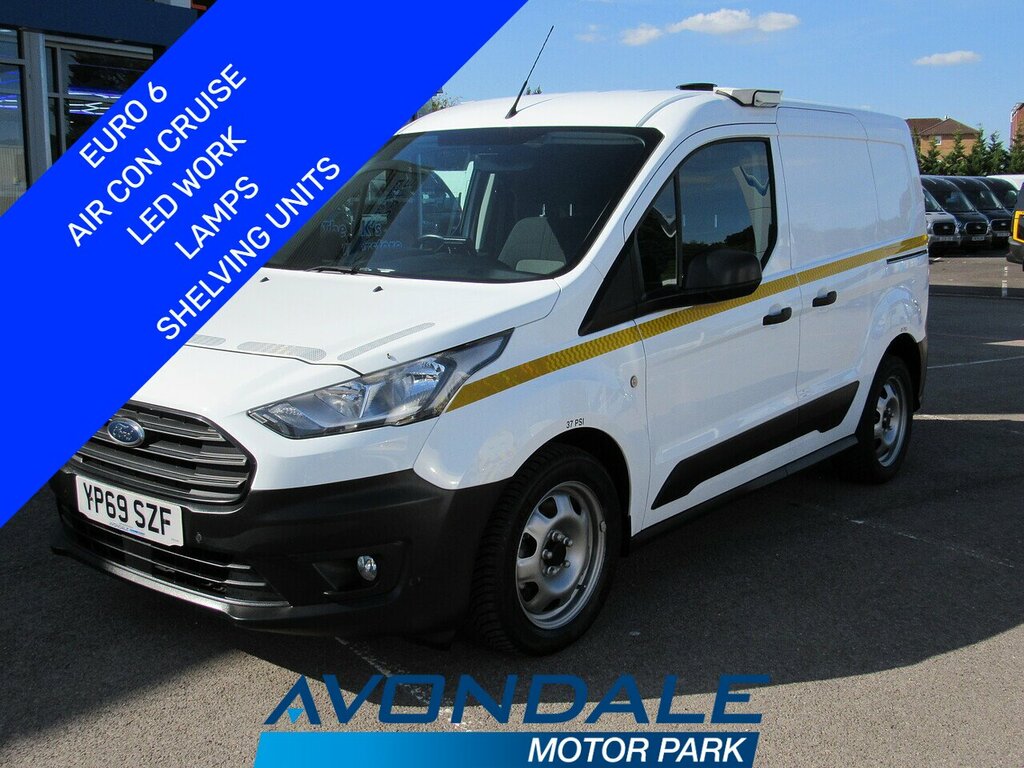 Ford Transit Connect 220 Ecoblue Leader L1 With Air Con Led Work Lamps White