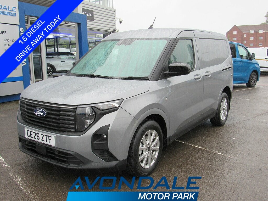 Ford Transit Courier Ecoblue Limited Euro 6 With Rear Camera Heated Sea Silver