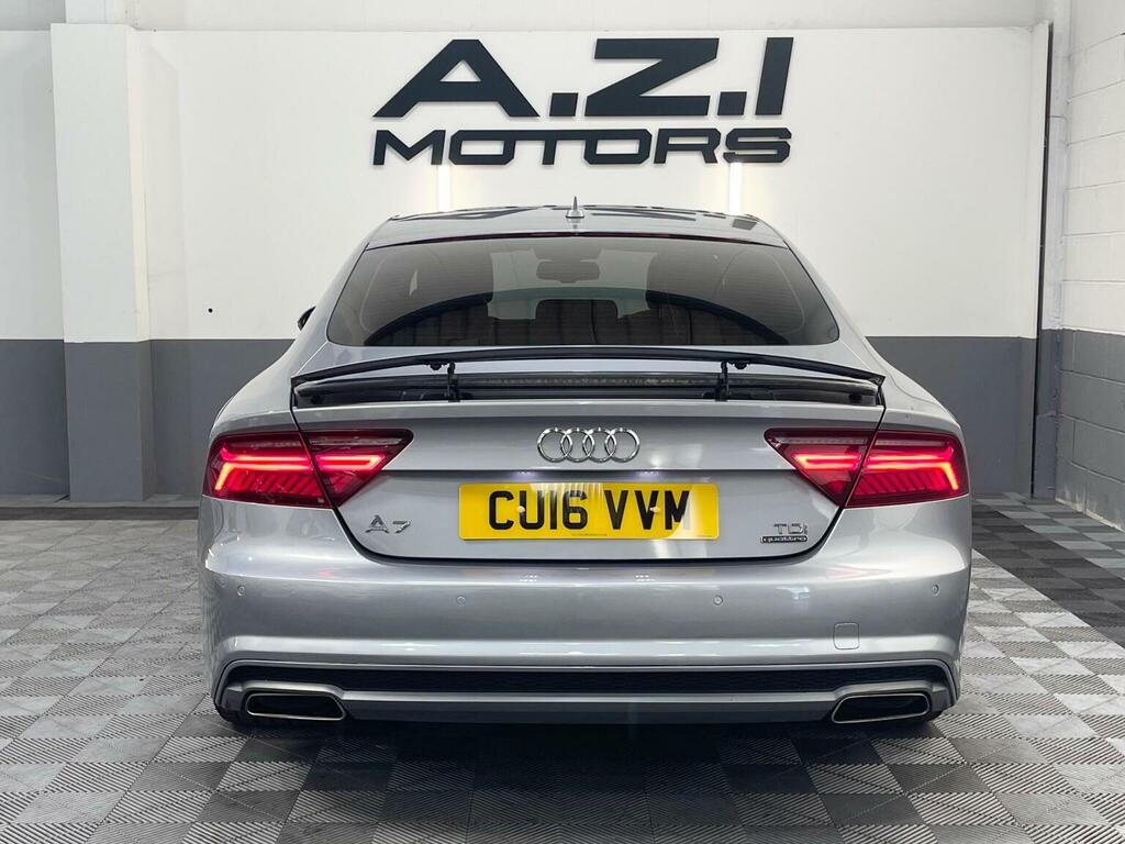 Audi A7 3.0 Tdi V6 Black Edition Sportback S Tronic Quattr White #9
