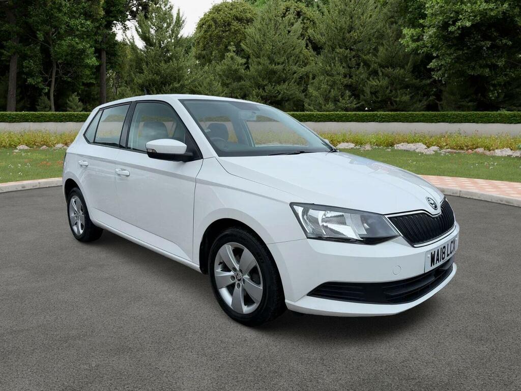 Skoda Fabia 1.0 Se Euro 6 Ss White #5