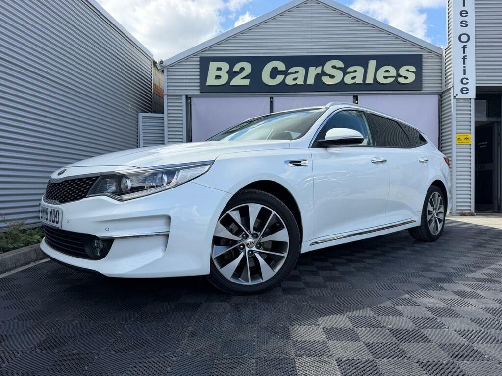 Kia Optima Estate 1.7 Crdi 3 Sportswagon Dct Euro 6 Ss White #5