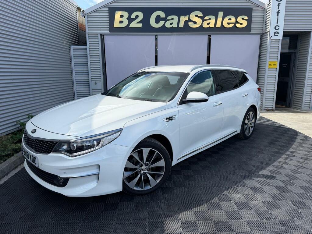 Kia Optima Estate 1.7 Crdi 3 Sportswagon Dct Euro 6 Ss White #4
