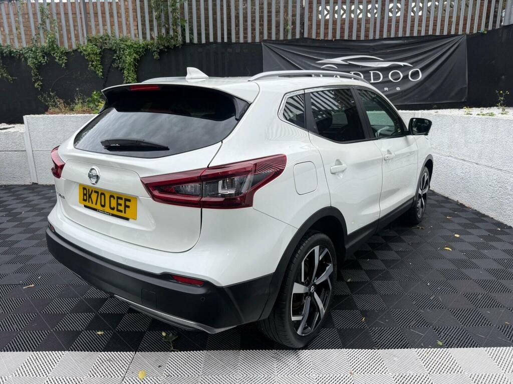 Nissan Qashqai 1.3 Dig-t Tekna Dct Euro 6 Ss White #3