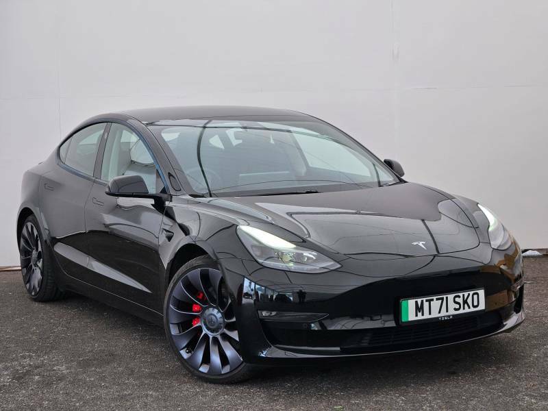 Tesla Model 3 Performance Awd Performance Upgrade Black