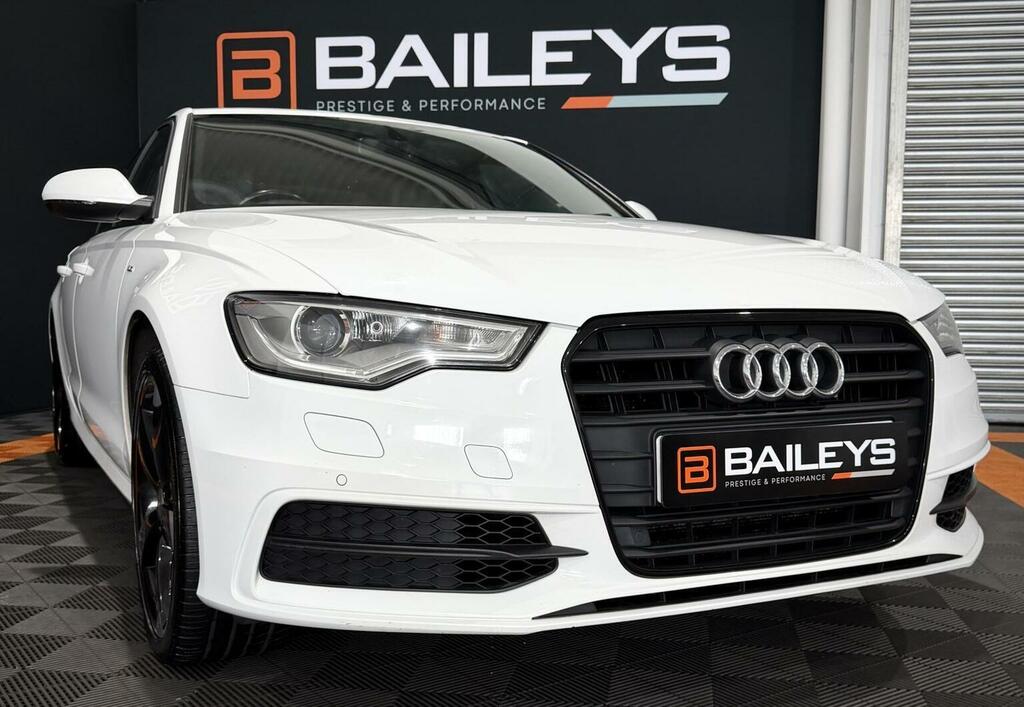 Audi A6 Saloon 2.0 Tdi Ultra Black Edition Euro 6 Ss 2014 White #6