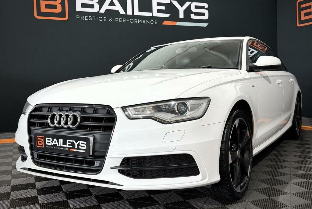 Audi A6 Saloon 2.0 Tdi Ultra Black Edition Euro 6 Ss 2014 White #5