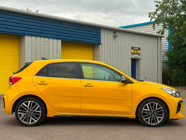 Kia RIO 1.0 T-gdi Mhev Gt-line Yellow #4