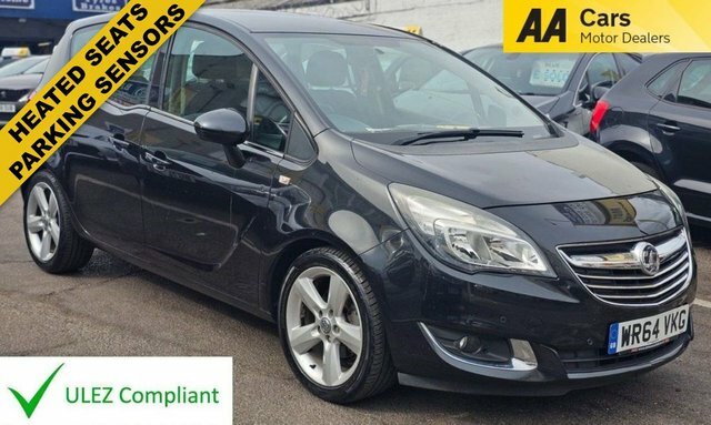 Vauxhall Meriva 1.4I Tech Line Mpv Euro 6 100 P Black
