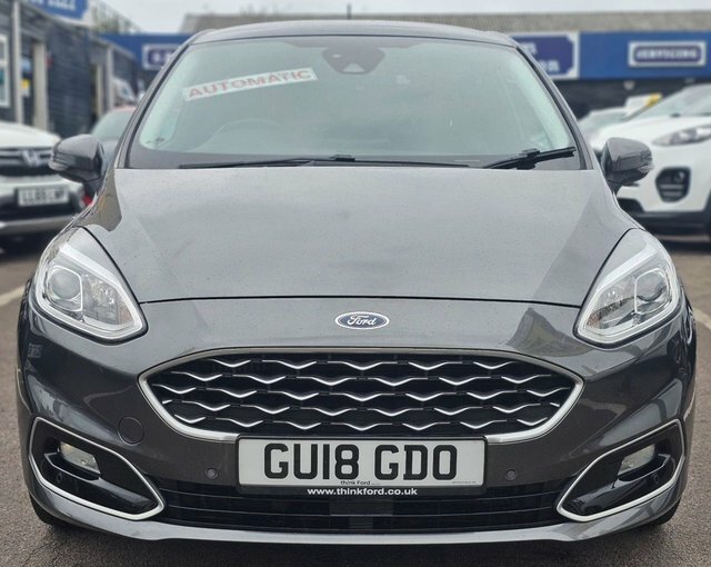 Ford Fiesta 1.0T Ecoboost Vignale Hatchback Petr GU18GDO Grey #2
