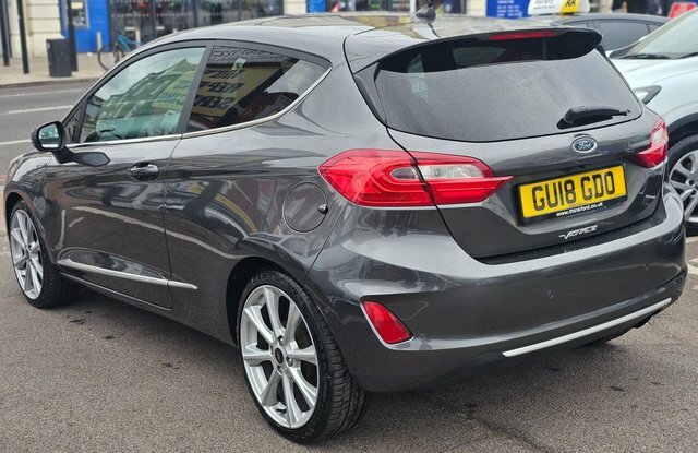 Ford Fiesta 1.0T Ecoboost Vignale Hatchback Petr GU18GDO Grey #5