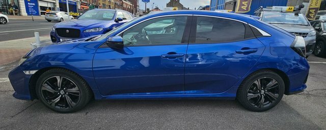 Honda Civic 1.0 Vtec Turbo Sr Hatchback C AF17LWA Blue #3