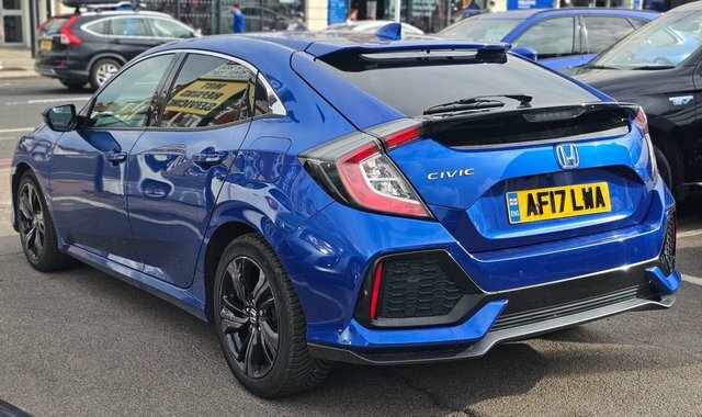 Honda Civic 1.0 Vtec Turbo Sr Hatchback C AF17LWA Blue #4