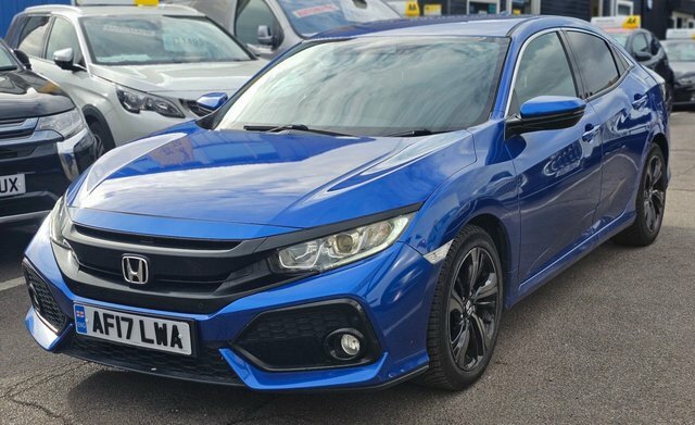 Honda Civic 1.0 Vtec Turbo Sr Hatchback C AF17LWA Blue #2