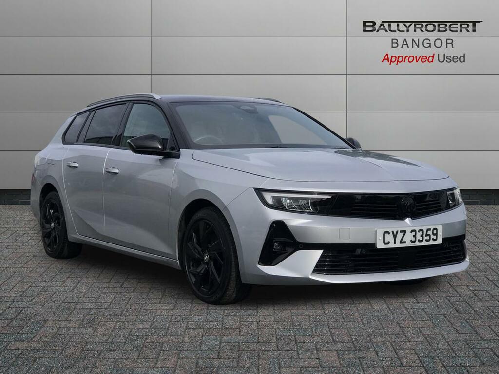 Vauxhall Astra 1.2 Turbo 130 Gs CYZ3359 Silver