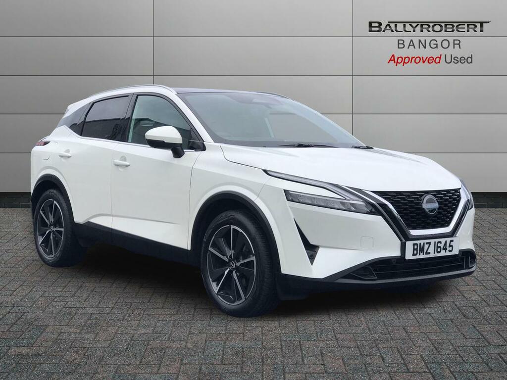 Nissan Qashqai 1.3 Dig-t Mh Tekna White