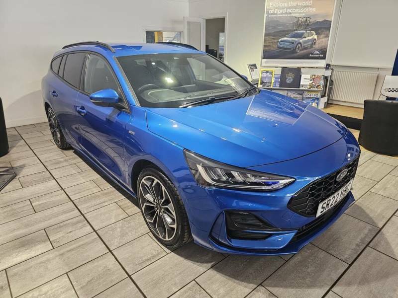 Ford Focus 1.0 Ecoboost Hybrid Mhev 155 St-line Vignale Blue
