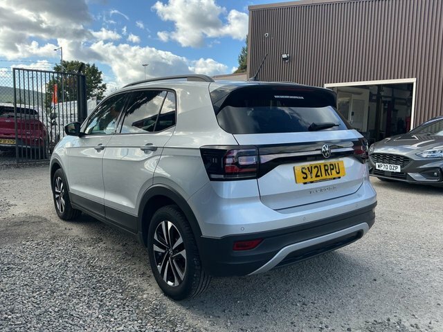 Volkswagen T-Cross 2021 1.0 Tsi United Suv Dsg Euro 6 Ss Silver #5