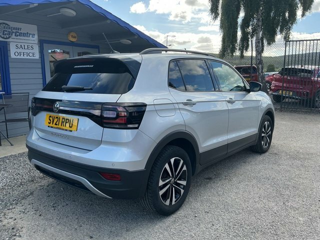 Volkswagen T-Cross 2021 1.0 Tsi United Suv Dsg Euro 6 Ss Silver #3