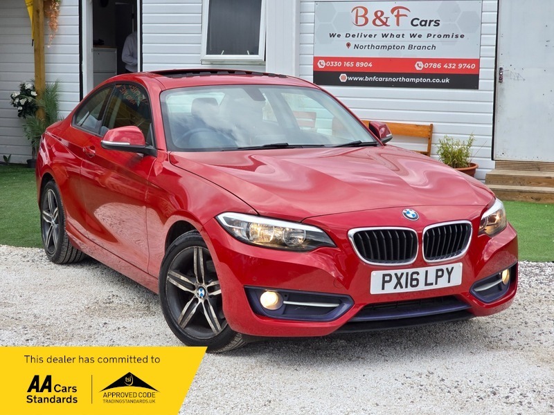 BMW 2 Series 2.0 220D Sport Euro Red
