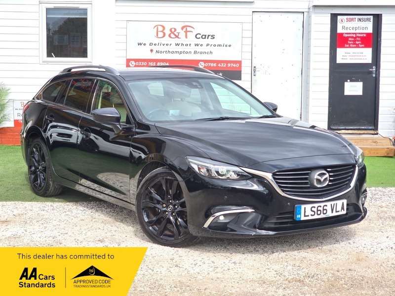 Mazda 6 2.2 Skyactiv-d Sport Nav LS66VLA Black