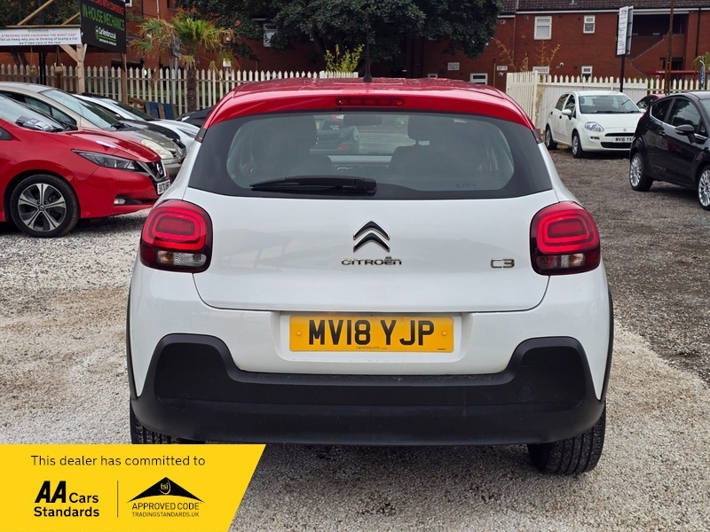 Citroen C3 1.2 Puretech Feel Euro MV18YJP White #6