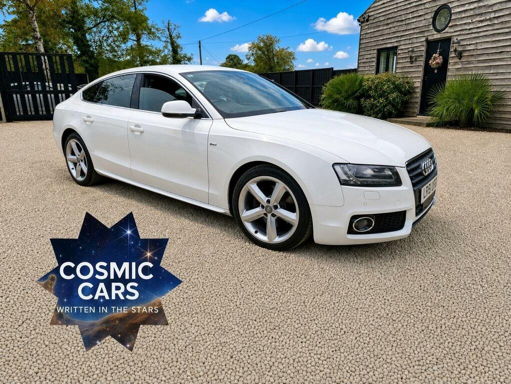 Audi A5 2.0 Tfsi S Line Sportback Multitronic Euro 5 Ss White #2