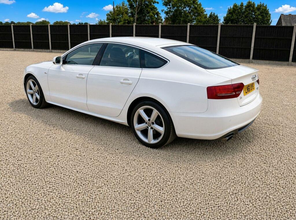 Audi A5 2.0 Tfsi S Line Sportback Multitronic Euro 5 Ss White #3