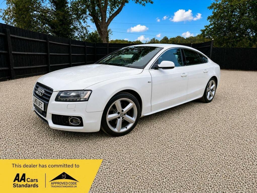 Audi A5 2.0 Tfsi S Line Sportback Multitronic Euro 5 Ss White