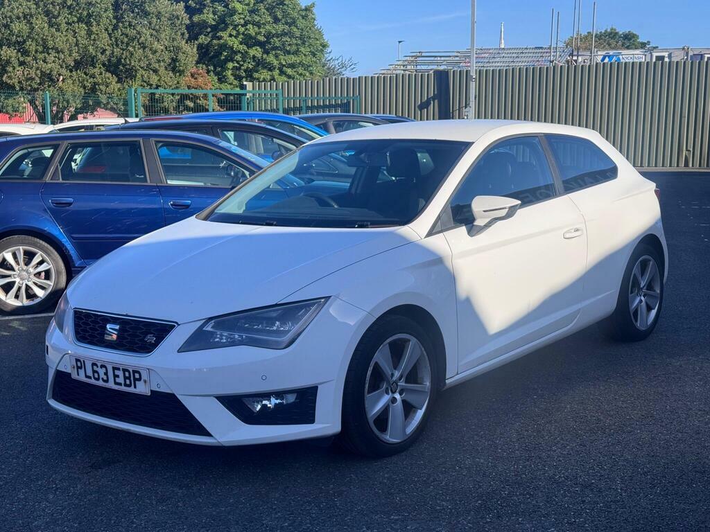 Seat Leon 2.0 Tdi Cr Fr Sport Coupe Euro 5 S S White #2